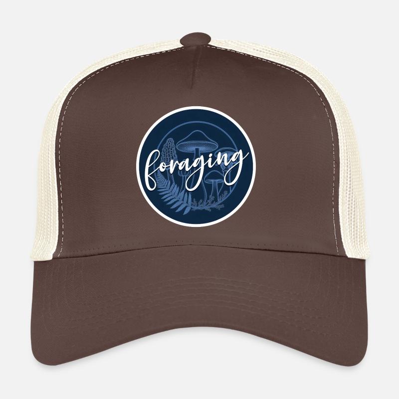 FORAGING MUSHROOM COTTAGECORE Trucker Cap