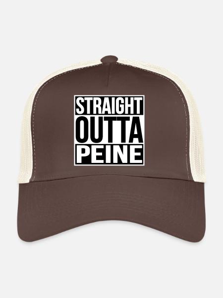 TOUT DROIT SORTI DE LA PEINE - Casquette trucker  - marron/beige - Devant