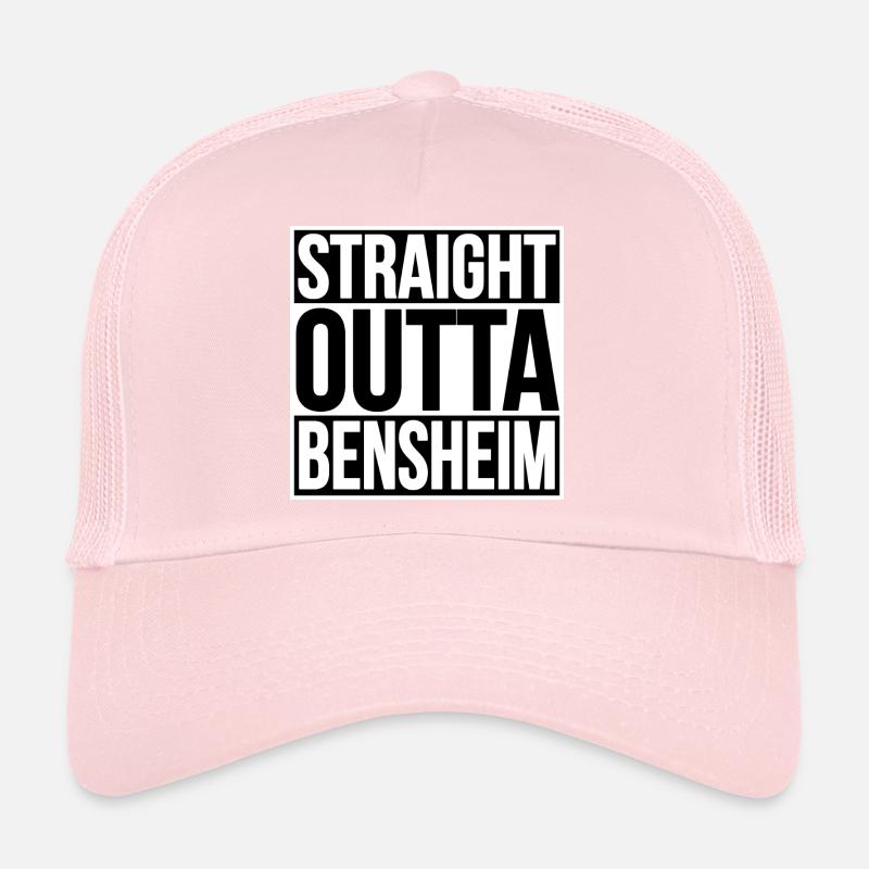 Local pride STRAIGHT OUTTA Bensheim Trucker Cap