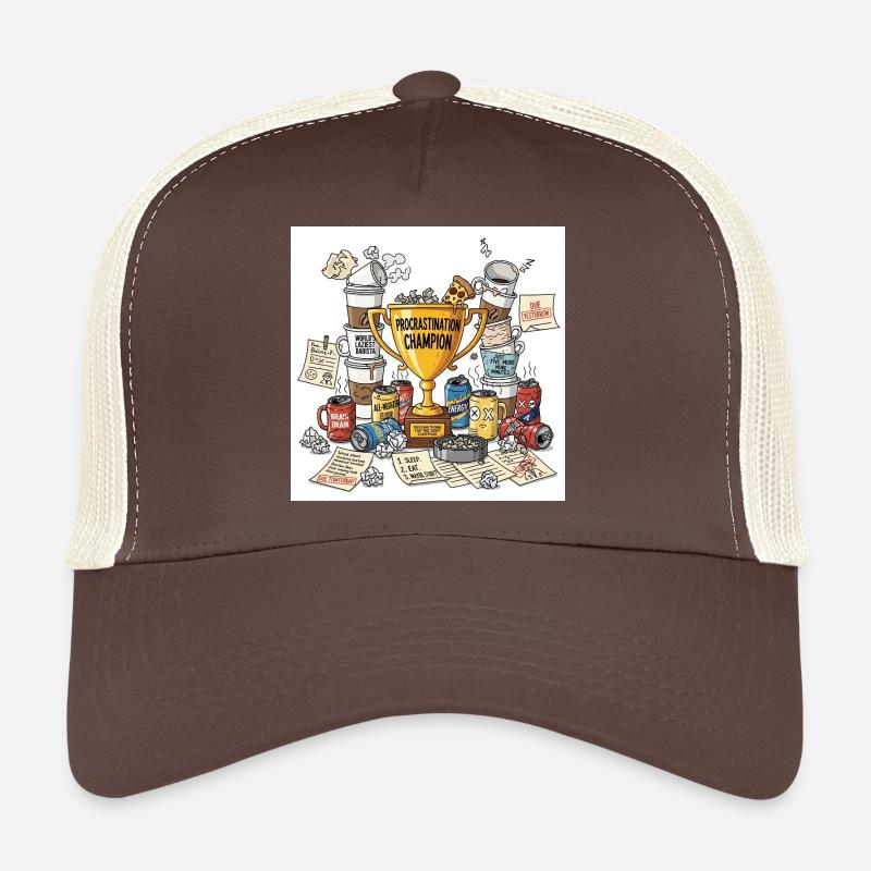Procrastination Champion's Cup Trucker Cap