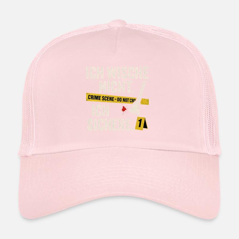 I don't wipe - I secure - forensics Trucker Cap