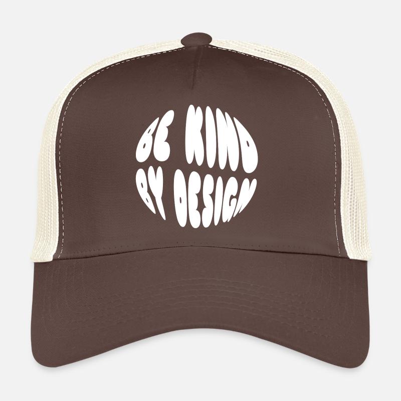 Be kind by design - Casquette trucker  - marron/beige