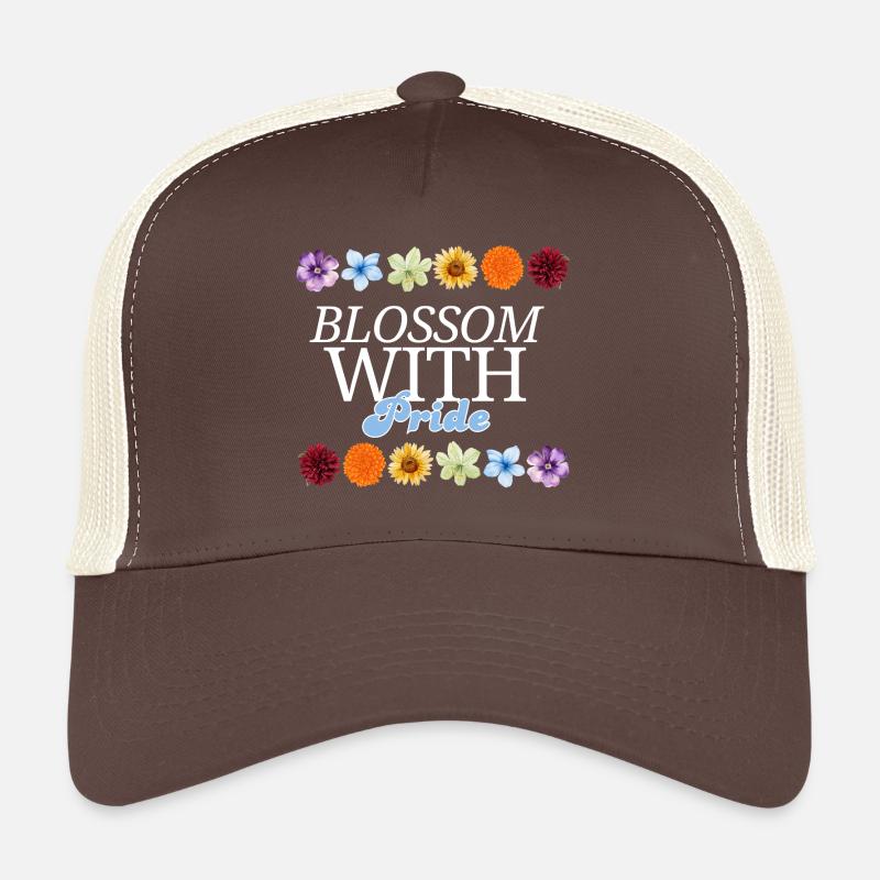 Fleurir avec fierté Casquette trucker 