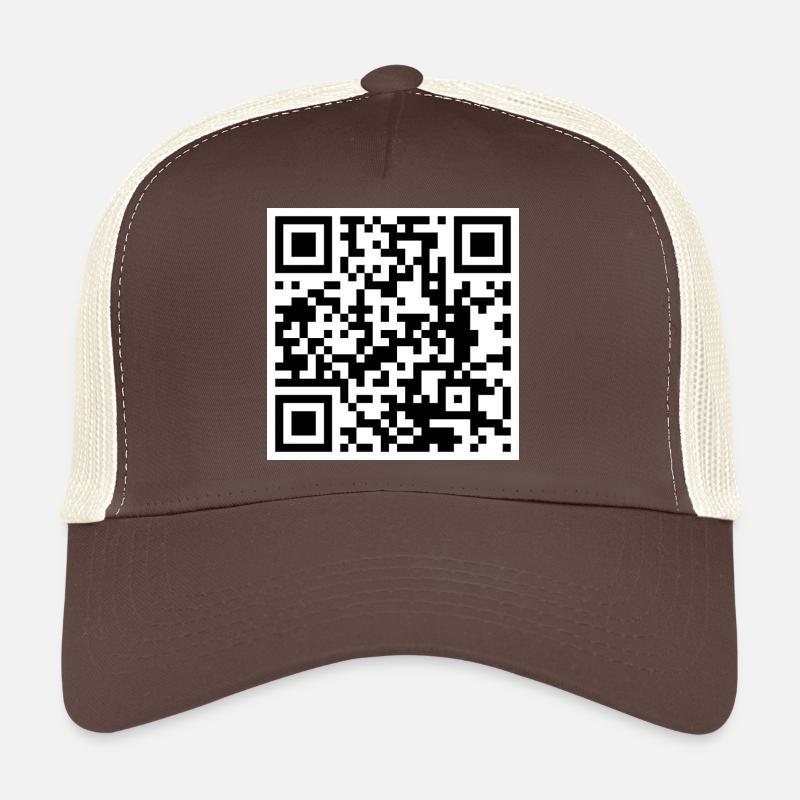 QR code quote funny humor Trucker Cap