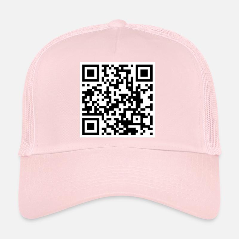 QR code quote funny humor Trucker Cap