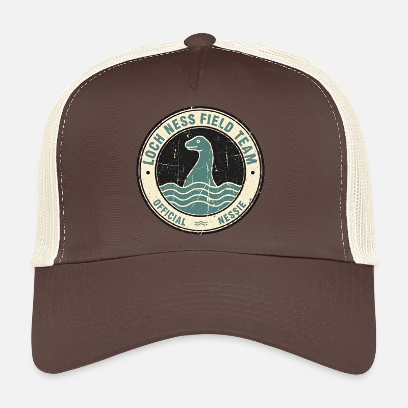 Loch Ness Feldteam Lustiges Kryptid Loch Ness Trucker Cap