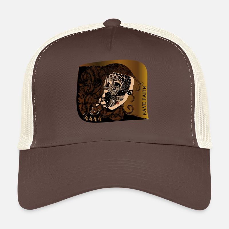 Le Masque de la Foi Zentangle Casquette trucker 