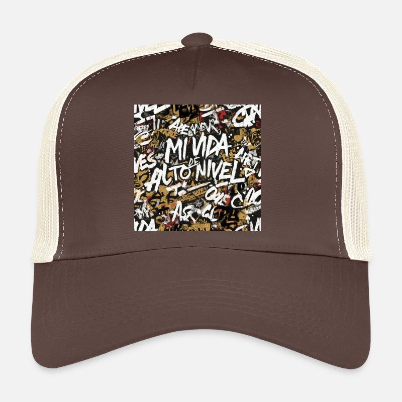Vibrant Urban Graffiti Trucker Cap