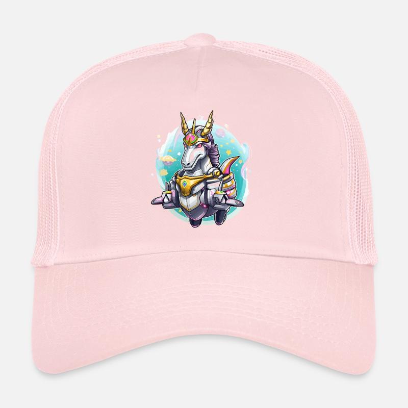 Neon-Unicorn-Krieger Trucker Cap