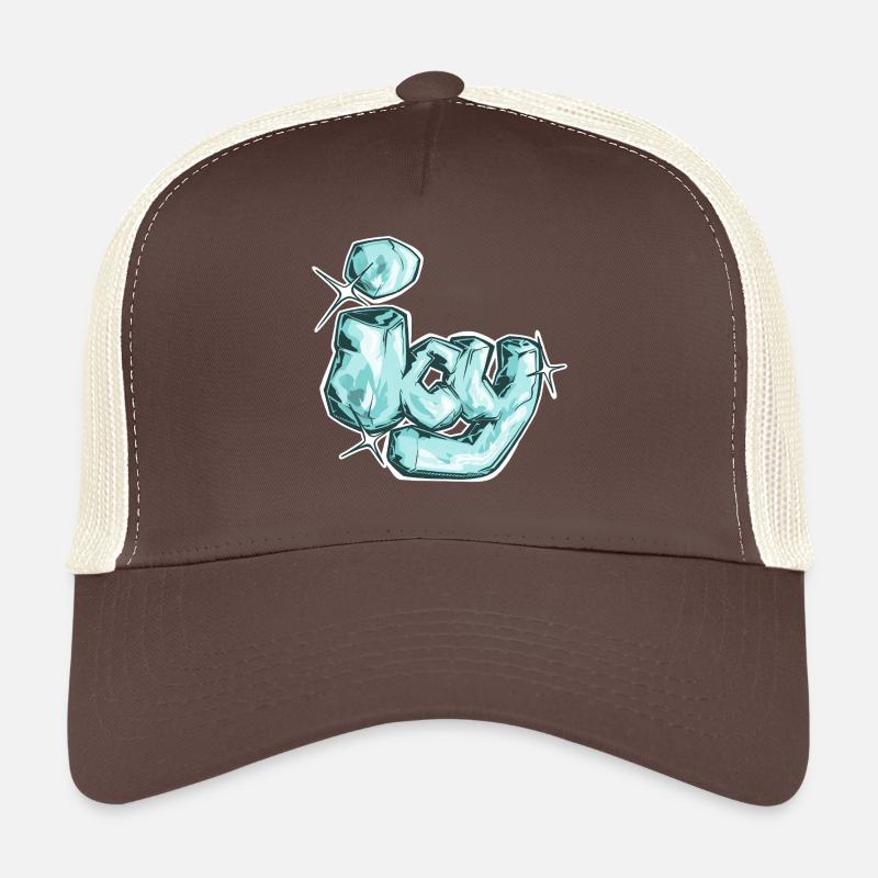 Eisig, ein gezogenes Wort Trucker Cap