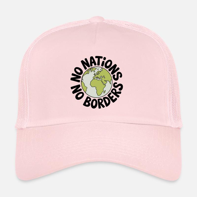 No Nations No Borders - Antifa Tee Trucker Cap