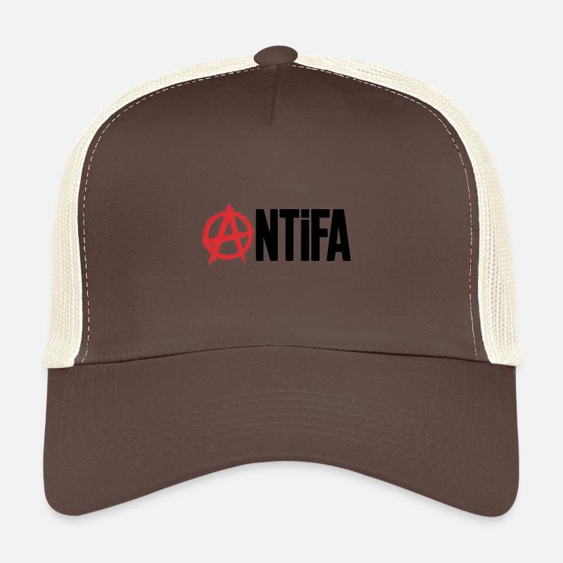 Anarchy Antifa - Antifascists Tee Trucker Cap