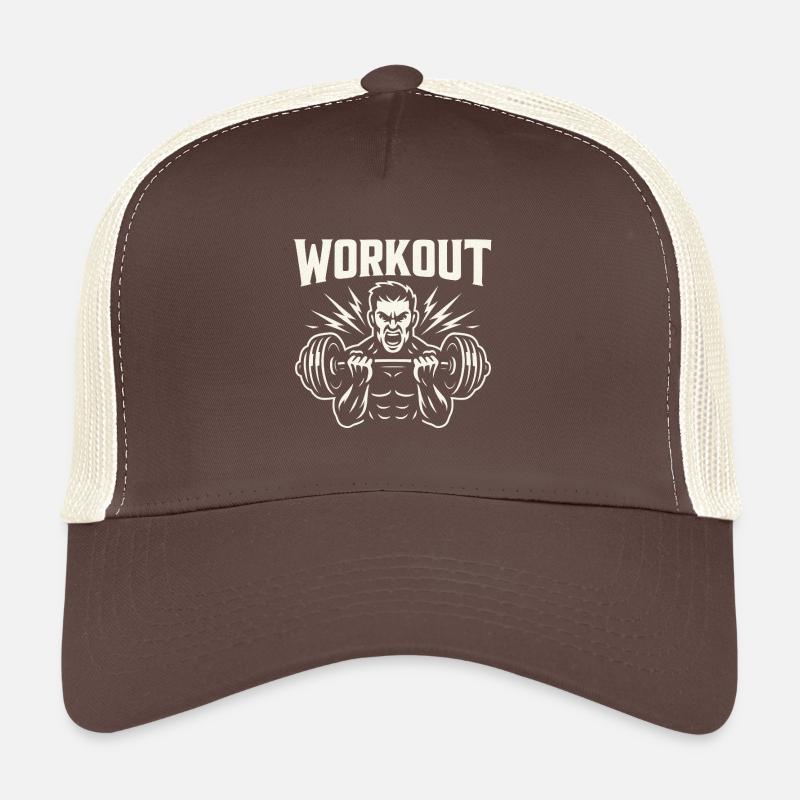Powerful Heavy Weight Training Trucker Cap