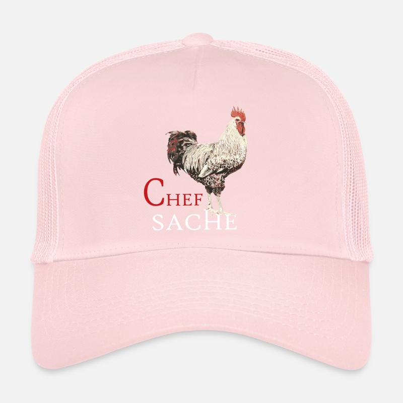 Fans de poulet - Coq - Coq - Chefsache - Chef Casquette trucker 
