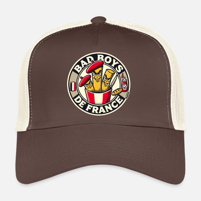 Conception du trio de bérets frites Casquette trucker 