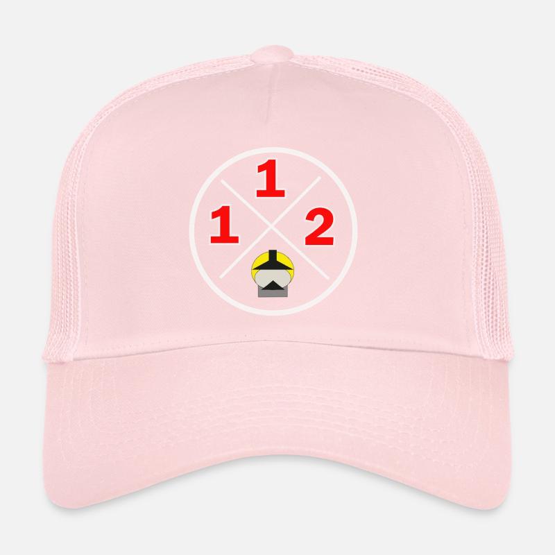 112- Logo du district - Pompiers Casquette trucker 