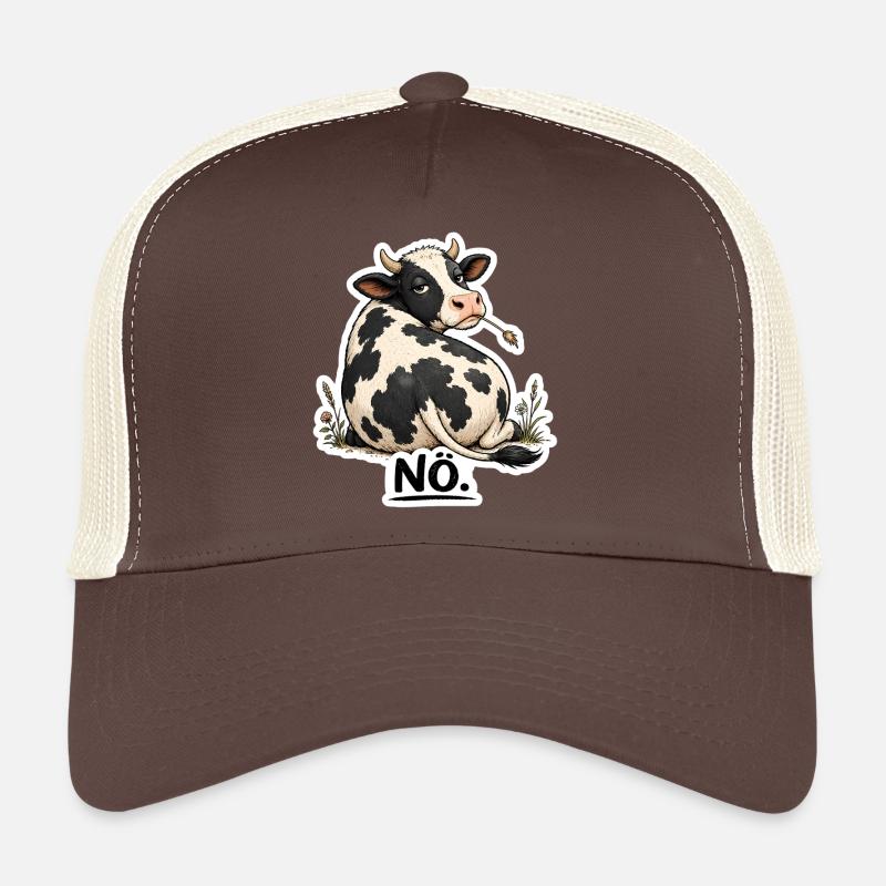 Kuh „NÖ.“ – Lustiges Statement  Trucker Cap