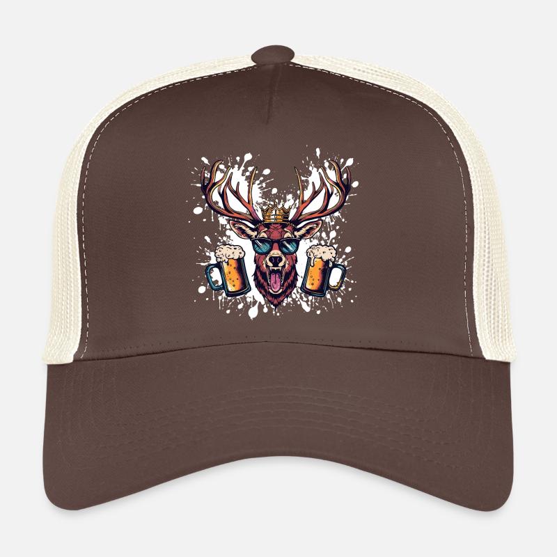 Hirsch Bier Lustig Trucker Cap