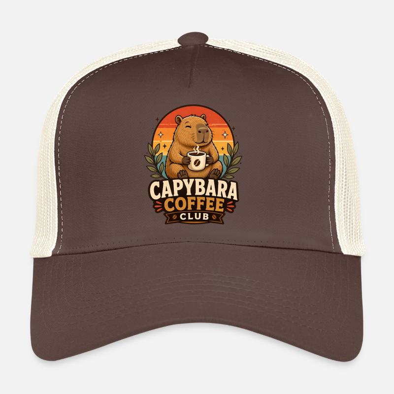 Caffee Capybara Club de Café Casquette trucker 