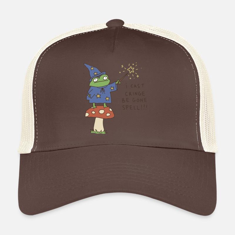 Je lance Sort de Disparaître Magicien Grenouille Drôle Casquette trucker 