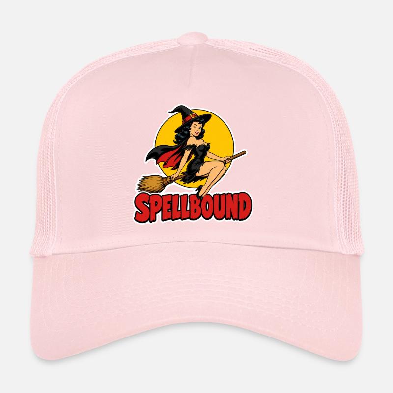 Sorcière Pin-up Rétro Enchantée Casquette trucker 