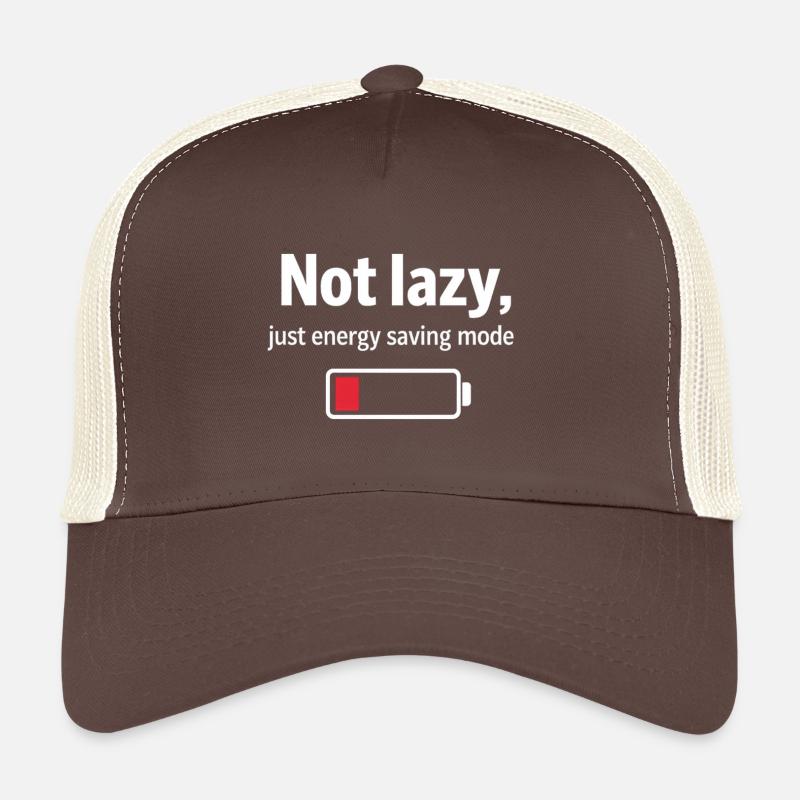 Not Lazy Energy Mode Tee Trucker Cap