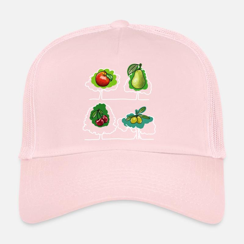 Apfel, Birne, Kirsche Trucker Cap