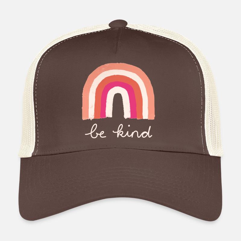 Soyez gentil arc-en-ciel Casquette trucker 