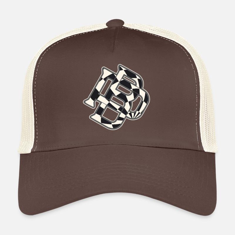 Logo des dames de paintball, PB interverrouillé Casquette trucker 