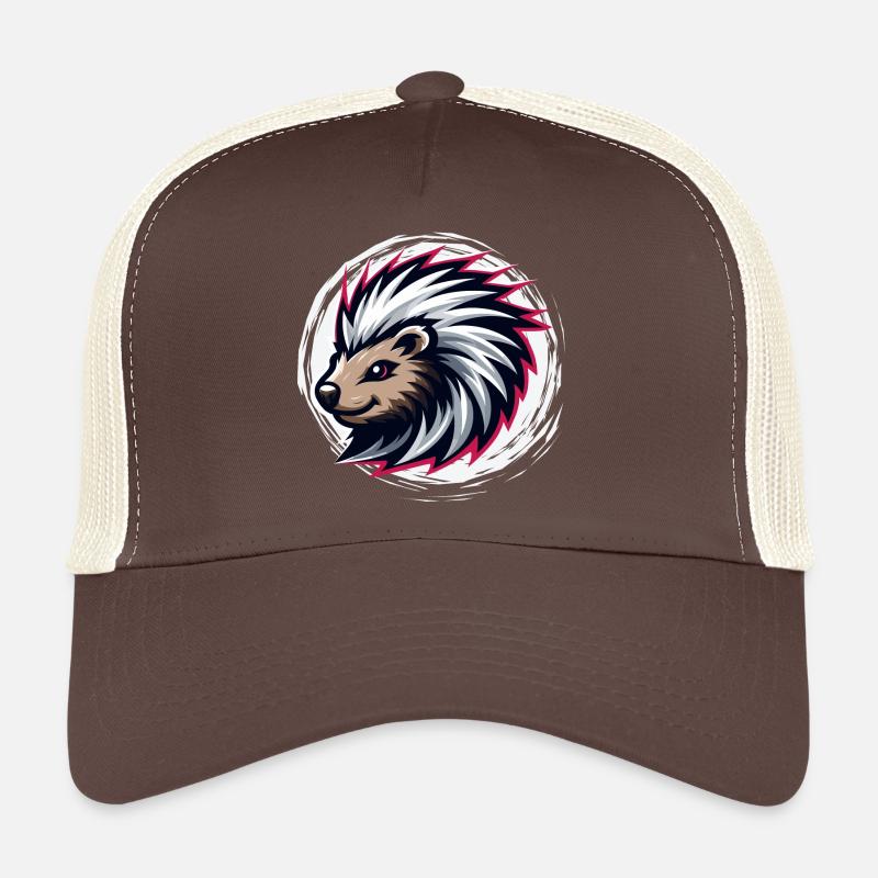 Tête de hérisson Casquette trucker 