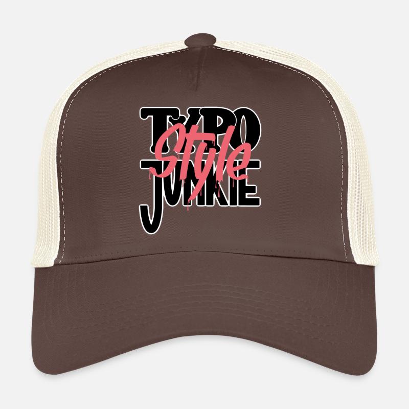 Typo Style Junkie - Trucker Cap - Braun/Beige
