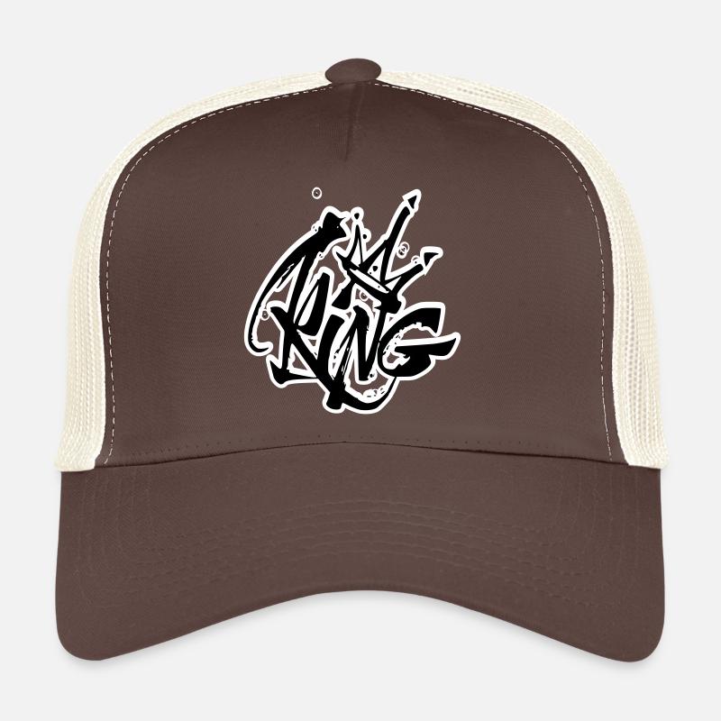 King Graffiti Lettering Trucker Cap