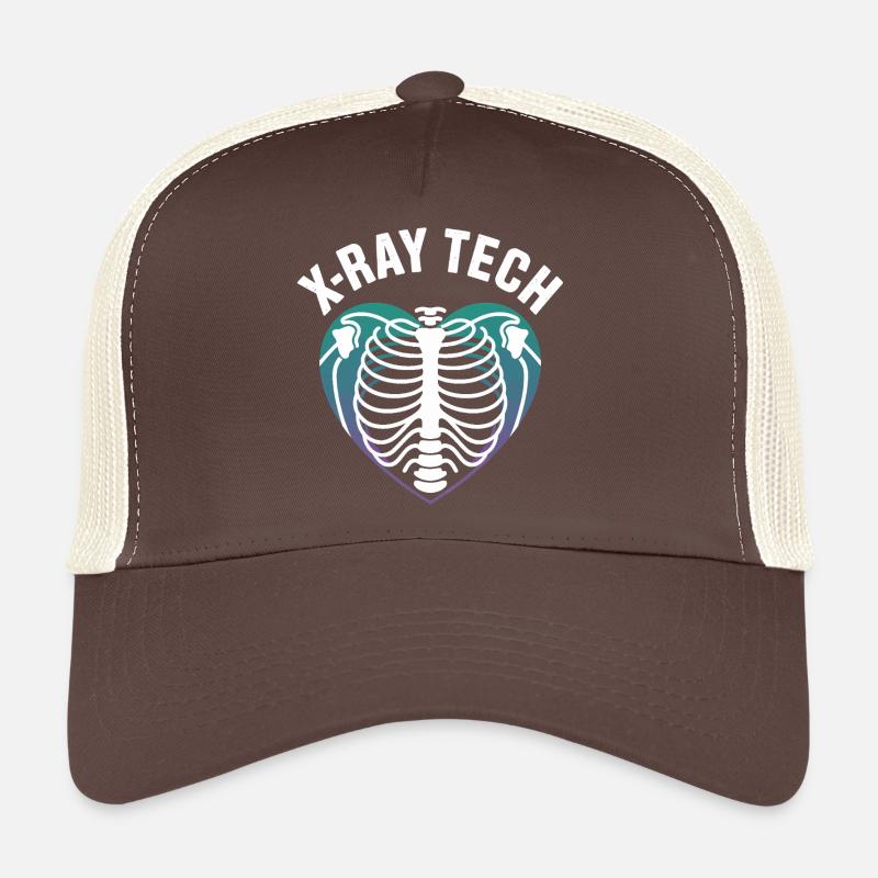 X-Ray Tech Cardiac X-Ray Print Trucker Cap