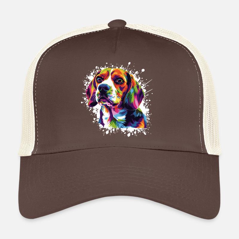 Hund Tier Kunst Trucker Cap