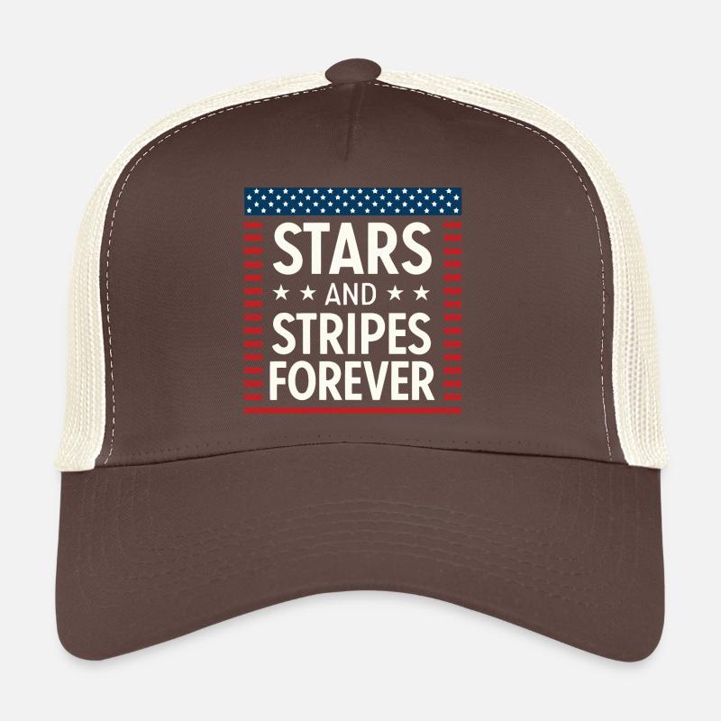 Étoiles et Rayures Forever Casquette trucker 