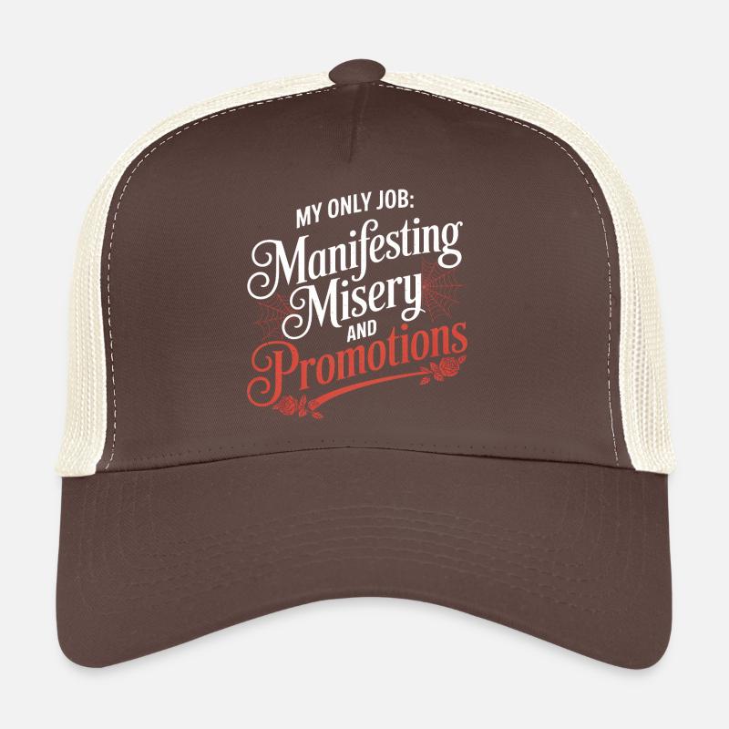 Manifester la misère et les promotions Casquette trucker 