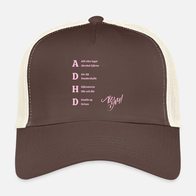 ADHS - Trucker Cap - Braun/Beige