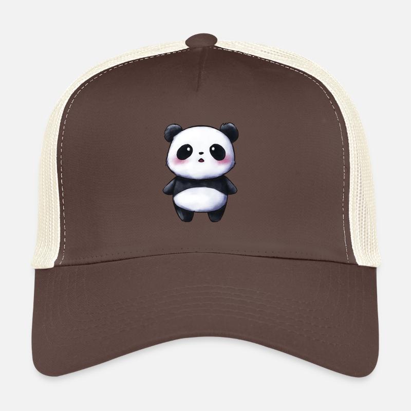 Süßes Baby Panda im Chibi-Stil Trucker Cap