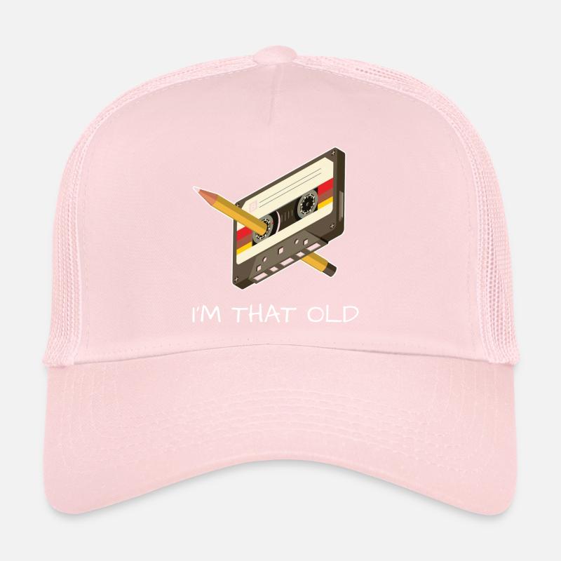Cassette Old 80s 90s Gift Idea retro Trucker Cap