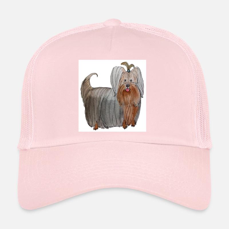 Yorkshire terrier Sticker Trucker Cap