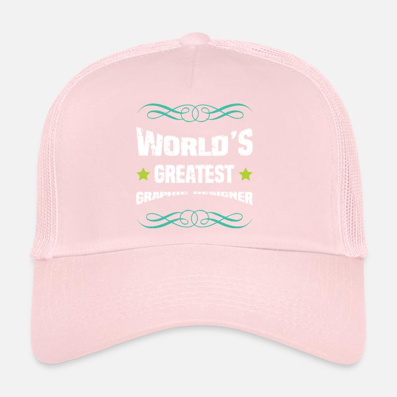 Motif de graphiste Casquette trucker 