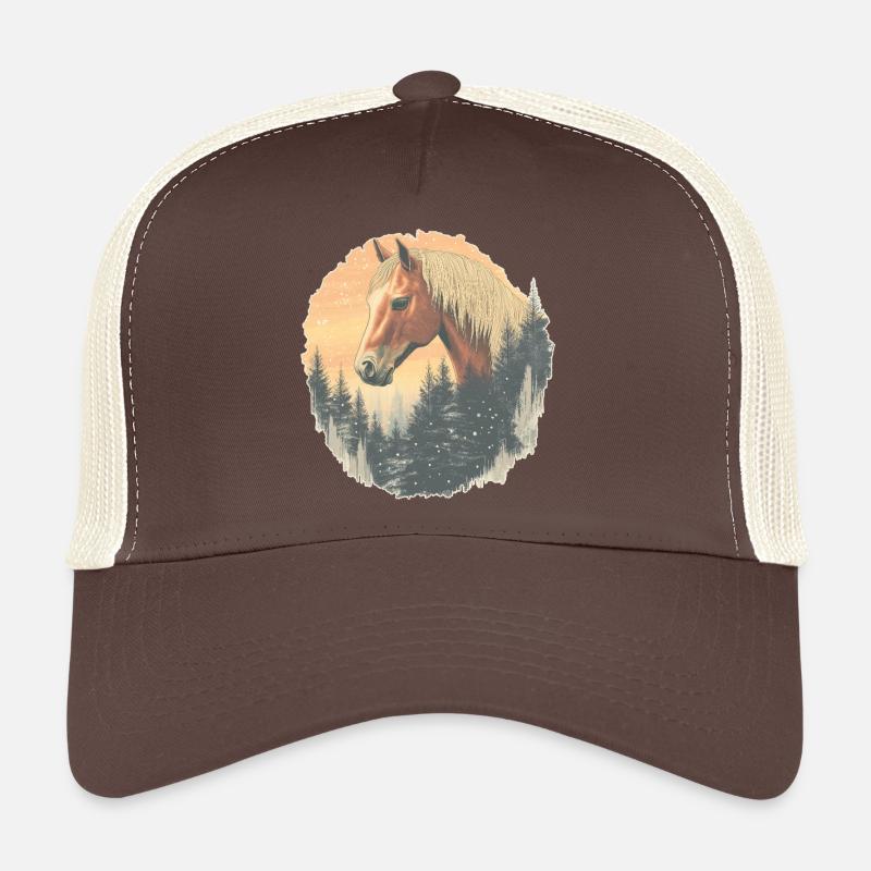 Cheval Hiver Casquette trucker 