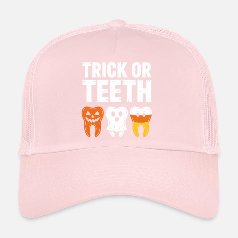 Trick oder Teeth: Halloween Teeth Trio Trucker Cap