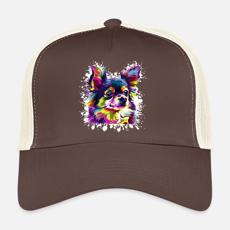 Portrait du chihuahua chien Casquette trucker 