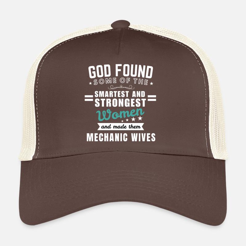Mechaniker-Ehefrau – Stolze Ehefrau eines Mechanikers Trucker Cap