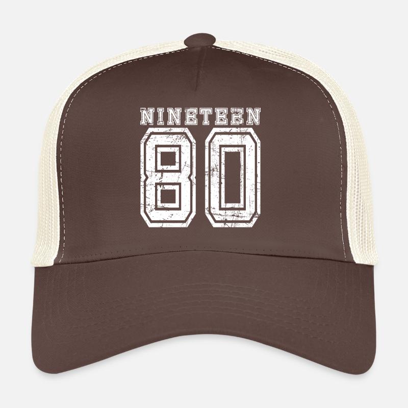 NINETEEN 1980 - Trucker Cap - brown/beige