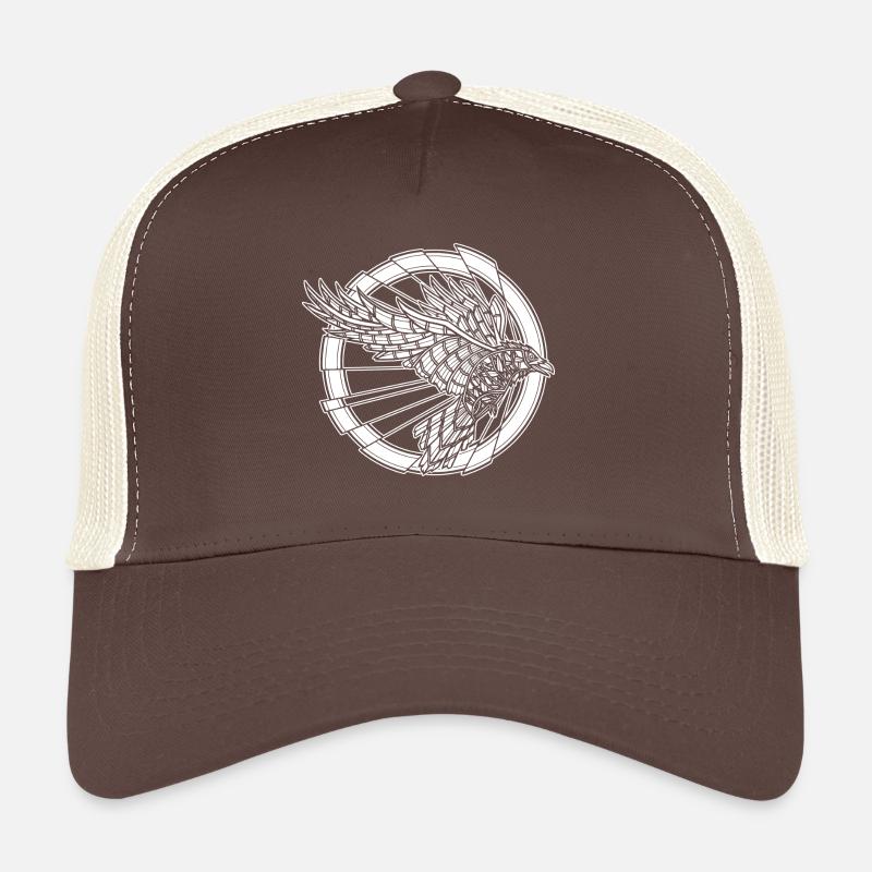 Do not hurt the Raven - Trucker Cap - brown/beige