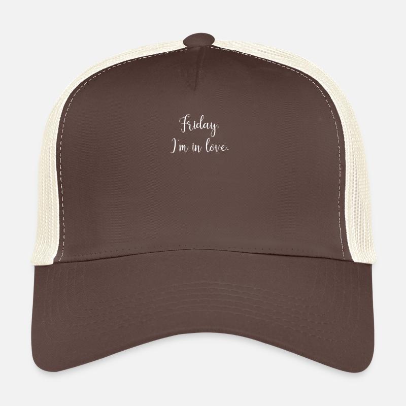 Friday I`m in love - Trucker Cap - Braun/Beige