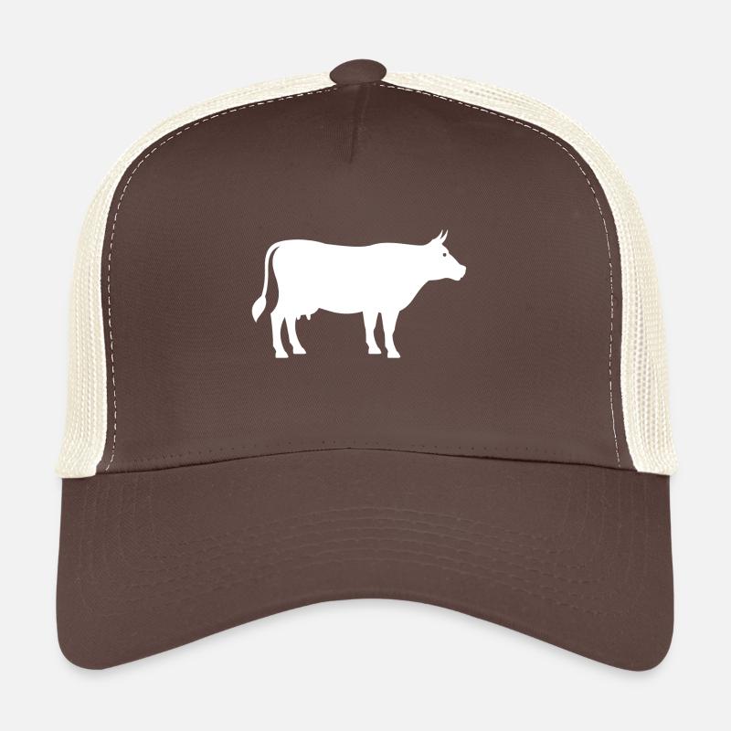 kuh - Trucker Cap - Braun/Beige