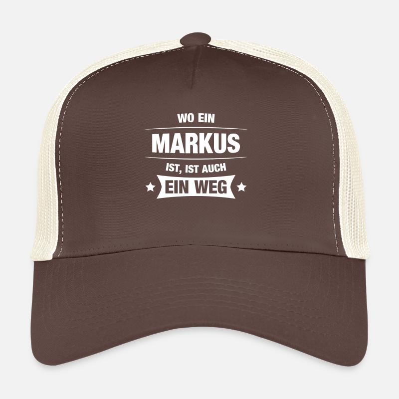 MARKUS Spruch Geschenkidee Geburtstag Witzig Cool Trucker Cap